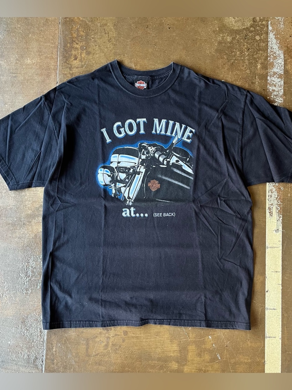 Vintage Harley Davidson I Got Mine At Washington DC Biker T-Shirt USA Made 90s